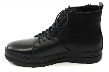 МУЖСКИЕ БОТИНКИ НАТУРАЛЬНАЯ КОЖА НАТУРАЛЬНЫЙ МЕХ GUGU ГЕРМАНИЯ