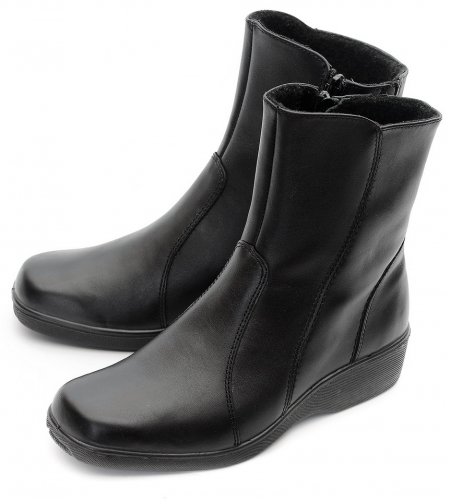 ЖЕНСКИЕ ПОЛУСАПОГИ НАТУРАЛЬНАЯ КОЖА /БАЙКА ОТИКО БЕЛАРУСЬ