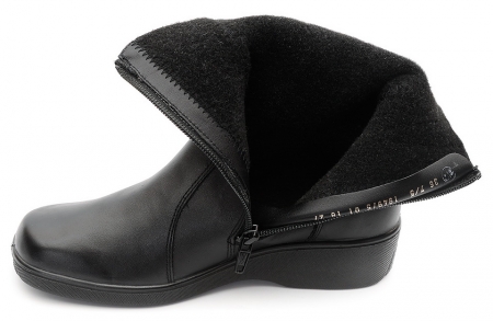 ЖЕНСКИЕ ПОЛУСАПОГИ НАТУРАЛЬНАЯ КОЖА /БАЙКА ОТИКО БЕЛАРУСЬ