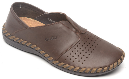 МОКАСИНЫ МУЖСКИЕ С ПЕРФОРАЦИЕЙ НАТУРАЛЬНАЯ КОЖА GUGU ГЕРМАНИЯ