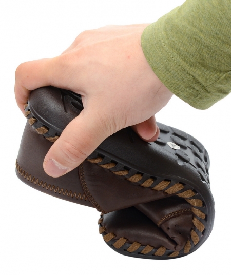 МОКАСИНЫ МУЖСКИЕ С ПЕРФОРАЦИЕЙ НАТУРАЛЬНАЯ КОЖА GUGU ГЕРМАНИЯ