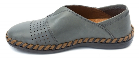 МУЖСКИЕ МОКАСИНЫ С ПЕРФОРАЦИЕЙ НАТУРАЛЬНАЯ КОЖА GUGU ГЕРМАНИЯ