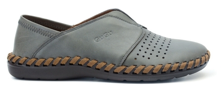 МУЖСКИЕ МОКАСИНЫ С ПЕРФОРАЦИЕЙ НАТУРАЛЬНАЯ КОЖА GUGU ГЕРМАНИЯ