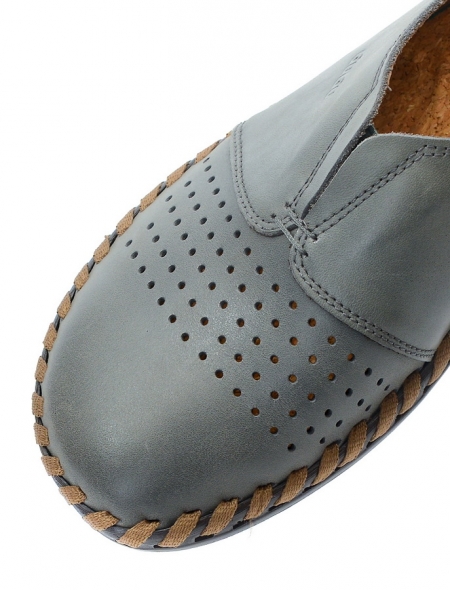 МУЖСКИЕ МОКАСИНЫ С ПЕРФОРАЦИЕЙ НАТУРАЛЬНАЯ КОЖА GUGU ГЕРМАНИЯ