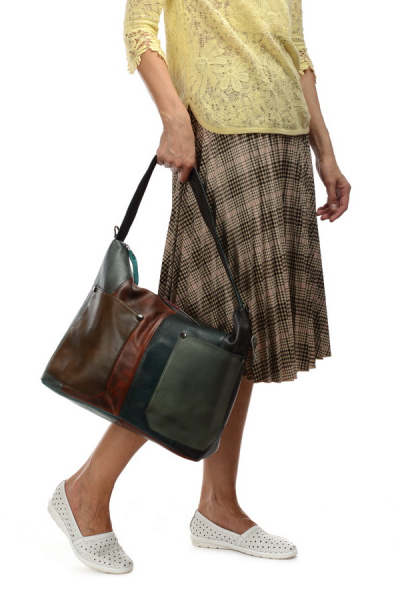 ЖЕНСКАЯ СУМКА НАТУРАЛЬНАЯ КОЖА  KIKILOK КОРЕЯ