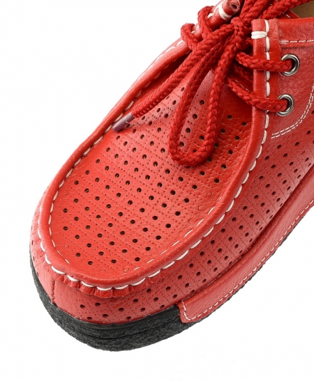 ЖЕНСКИЕ МОКАСИНЫ НА ТАНКЕТКЕ НАТУРАЛЬНАЯ КОЖА BINIFOOT/BNF ТАЙВАНЬ