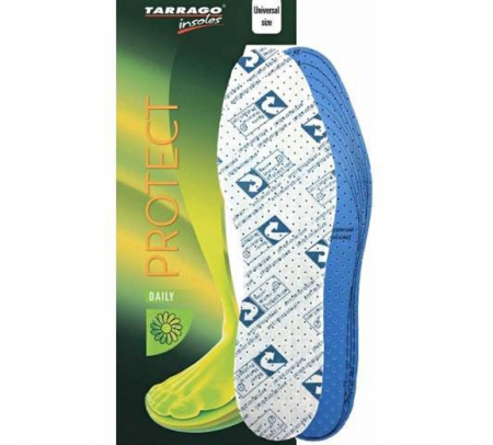 TARRAGO СТЕЛЬКИ PROTECT ЛАТЕКСНЫЕ АНТИБАКТЕРИАЛЬНЫЕ БЕЗРАЗМЕРНЫЕ