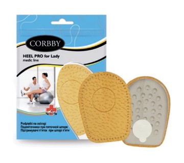 CORBBY HEEL PRO ПОДПЯТОЧНИК ПРИ ПЯТОЧНОЙ ШПОРЕ ДЛЯ ЖЕНЩИН