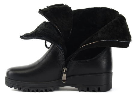 ЖЕНСКИЕ САПОГИ НАТУРАЛЬНАЯ КОЖА+ЗАМША/ НАТУРАЛЬНЫЙ МЕХ GUGU ГЕРМАНИЯ