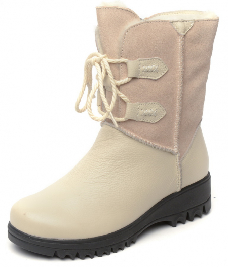 ЖЕНСКИЕ САПОГИ НАТУРАЛЬНАЯ КОЖА+ЗАМША/ НАТУРАЛЬНЫЙ МЕХ GUGU ГЕРМАНИЯ