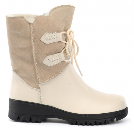 ЖЕНСКИЕ САПОГИ НАТУРАЛЬНАЯ КОЖА+ЗАМША/ НАТУРАЛЬНЫЙ МЕХ GUGU ГЕРМАНИЯ