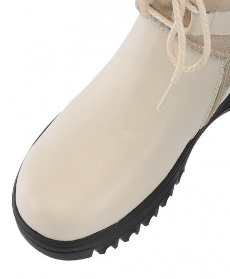 ЖЕНСКИЕ САПОГИ НАТУРАЛЬНАЯ КОЖА+ЗАМША/ НАТУРАЛЬНЫЙ МЕХ GUGU ГЕРМАНИЯ