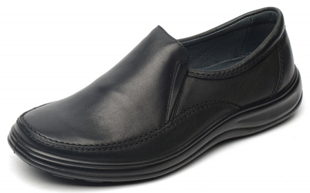 МУЖСКИЕ ПОЛУБОТИНКИ ГИГАНТ  НАТУРАЛЬНАЯ КОЖА РОСВЕСТ РОССИЯ