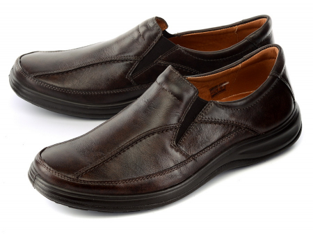 МУЖСКИЕ ПОЛУБОТИНКИ  НАТУРАЛЬНАЯ КОЖА РОСВЕСТ РОССИЯ