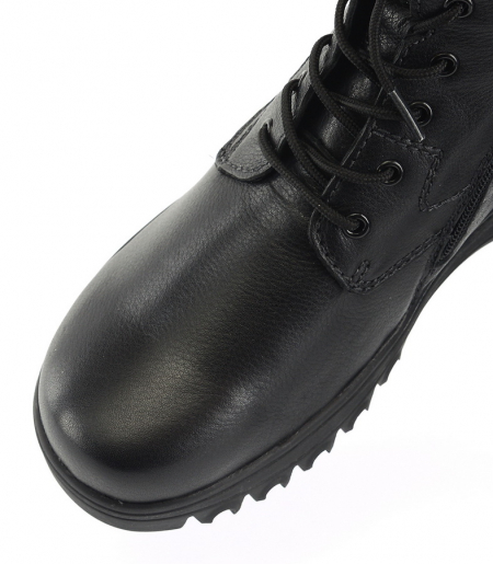 ЖЕНСКИЕ БОТИНКИ НАТУРАЛЬНАЯ КОЖА/ НАТУРАЛЬНЫЙ МЕХ GUGU ГЕРМАНИЯ