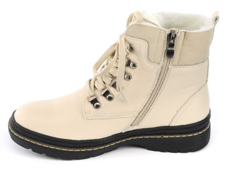ЖЕНСКИЕ БОТИНКИ НАТУРАЛЬНАЯ КОЖА+ДУБЛЕНКА/ НАТУРАЛЬНЫЙ МЕХ GUGU ГЕРМАНИЯ