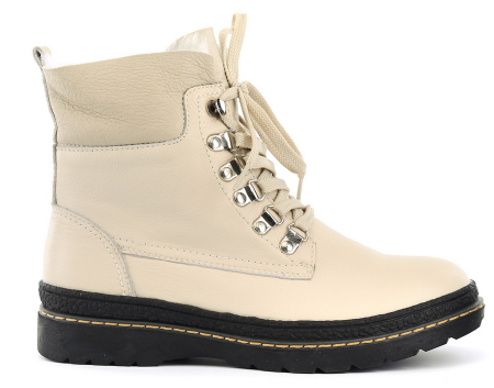 ЖЕНСКИЕ БОТИНКИ НАТУРАЛЬНАЯ КОЖА+ДУБЛЕНКА/ НАТУРАЛЬНЫЙ МЕХ GUGU ГЕРМАНИЯ