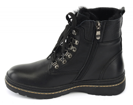 ЖЕНСКИЕ БОТИНКИ НАТУРАЛЬНАЯ КОЖА+ДУБЛЕНКА/ НАТУРАЛЬНЫЙ МЕХ GUGU ГЕРМАНИЯ