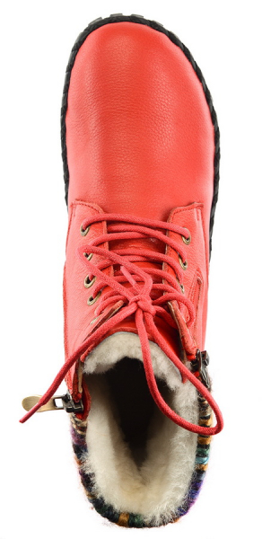 ЖЕНСКИЕ БОТИНКИ НАТУРАЛЬНАЯ КОЖА НАТУРАЛЬНЫЙ МЕХ GUGU ГЕРМАНИЯ