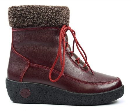 ЖЕНСКИЕ БОТИНКИ НАТУРАЛЬНАЯ КОЖА НАТУРАЛЬНЫЙ МЕХ GUGU ГЕРМАНИЯ