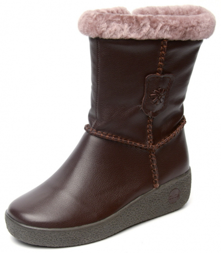 ЖЕНСКИЕ САПОГИ НАТУРАЛЬНАЯ КОЖА НАТУРАЛЬНЫЙ МЕХ GUGU ГЕРМАНИЯ