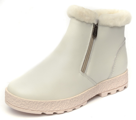 ЖЕНСКИЕ БОТИНКИ НАТУРАЛЬНАЯ КОЖА НАТУРАЛЬНЫЙ МЕХ GUGU ГЕРМАНИЯ