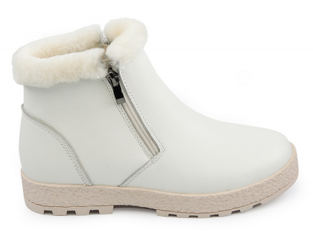 ЖЕНСКИЕ БОТИНКИ НАТУРАЛЬНАЯ КОЖА НАТУРАЛЬНЫЙ МЕХ GUGU ГЕРМАНИЯ