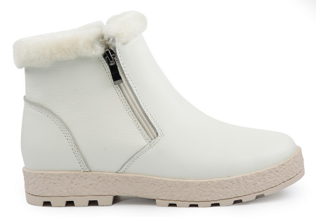 ЖЕНСКИЕ БОТИНКИ НАТУРАЛЬНАЯ КОЖА НАТУРАЛЬНЫЙ МЕХ GUGU ГЕРМАНИЯ