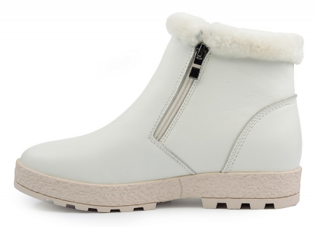 ЖЕНСКИЕ БОТИНКИ НАТУРАЛЬНАЯ КОЖА НАТУРАЛЬНЫЙ МЕХ GUGU ГЕРМАНИЯ