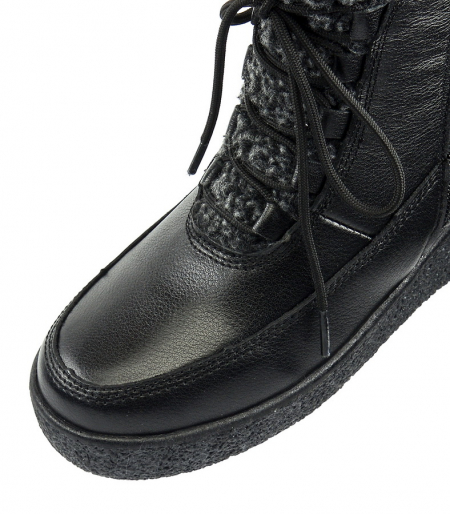 ЖЕНСКИЕ БОТИНКИ НАТУРАЛЬНАЯ КОЖА НАТУРАЛЬНЫЙ МЕХ GUGU ГЕРМАНИЯ