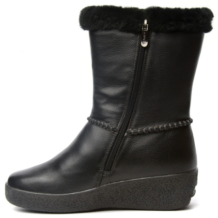 ЖЕНСКИЕ САПОГИ НАТУРАЛЬНАЯ КОЖА НАТУРАЛЬНЫЙ МЕХ GUGU ГЕРМАНИЯ