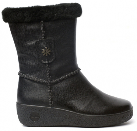 ЖЕНСКИЕ САПОГИ НАТУРАЛЬНАЯ КОЖА НАТУРАЛЬНЫЙ МЕХ GUGU ГЕРМАНИЯ