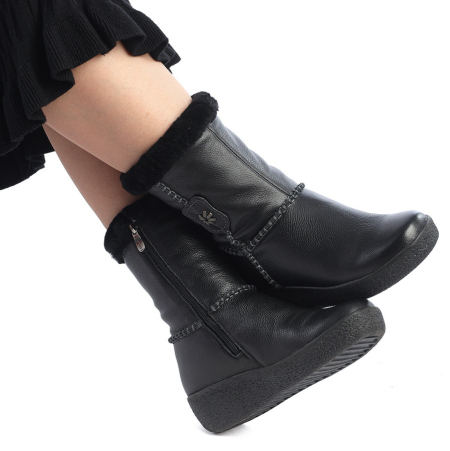 ЖЕНСКИЕ САПОГИ НАТУРАЛЬНАЯ КОЖА НАТУРАЛЬНЫЙ МЕХ GUGU ГЕРМАНИЯ