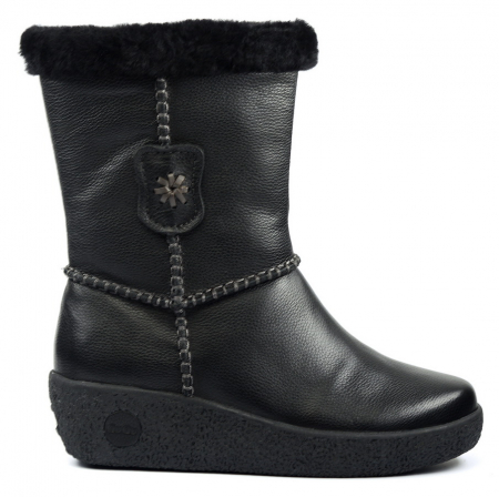 ЖЕНСКИЕ САПОГИ НАТУРАЛЬНАЯ КОЖА НАТУРАЛЬНЫЙ МЕХ GUGU ГЕРМАНИЯ