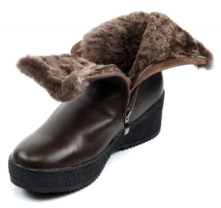 ЖЕНСКИЕ САПОГИ НАТУРАЛЬНАЯ КОЖА НАТУРАЛЬНЫЙ МЕХ GUGU ГЕРМАНИЯ