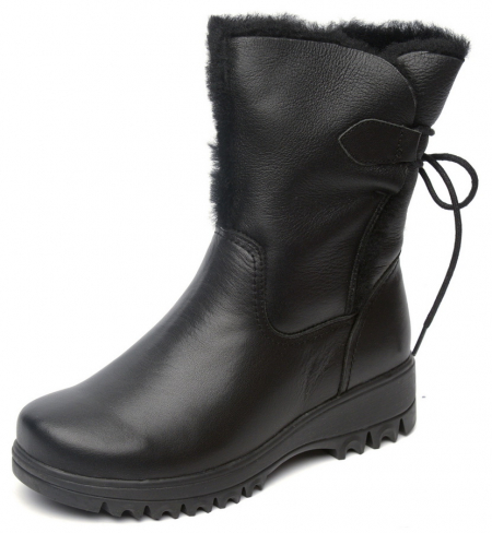 ЖЕНСКИЕ САПОГИ НАТУРАЛЬНАЯ КОЖА+ДУБЛЕНКА НАТУРАЛЬНЫЙ МЕХ GUGU ГЕРМАНИЯ