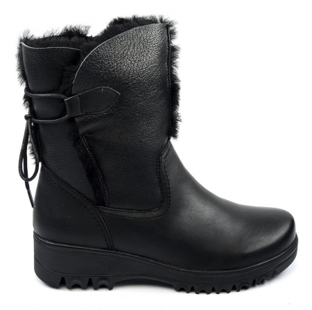 ЖЕНСКИЕ САПОГИ НАТУРАЛЬНАЯ КОЖА+ДУБЛЕНКА НАТУРАЛЬНЫЙ МЕХ GUGU ГЕРМАНИЯ