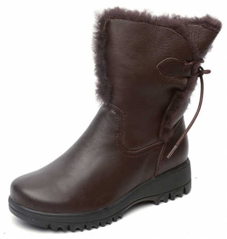ЖЕНСКИЕ САПОГИ НАТУРАЛЬНАЯ КОЖА+ДУБЛЕНКА НАТУРАЛЬНЫЙ МЕХ GUGU ГЕРМАНИЯ