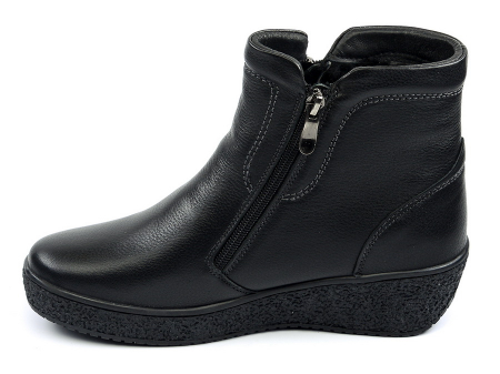 ЖЕНСКИЕ БОТИНКИ НАТУРАЛЬНАЯ КОЖА НАТУРАЛЬНЫЙ МЕХ GUGU ГЕРМАНИЯ