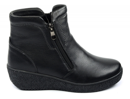 ЖЕНСКИЕ БОТИНКИ НАТУРАЛЬНАЯ КОЖА НАТУРАЛЬНЫЙ МЕХ GUGU ГЕРМАНИЯ