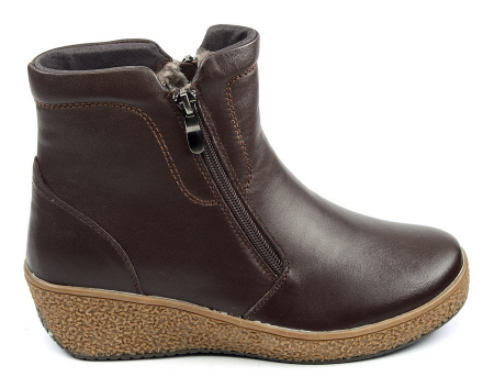 ЖЕНСКИЕ БОТИНКИ НАТУРАЛЬНАЯ КОЖА НАТУРАЛЬНЫЙ МЕХ GUGU ГЕРМАНИЯ