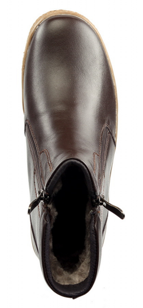 ЖЕНСКИЕ БОТИНКИ НАТУРАЛЬНАЯ КОЖА НАТУРАЛЬНЫЙ МЕХ GUGU ГЕРМАНИЯ