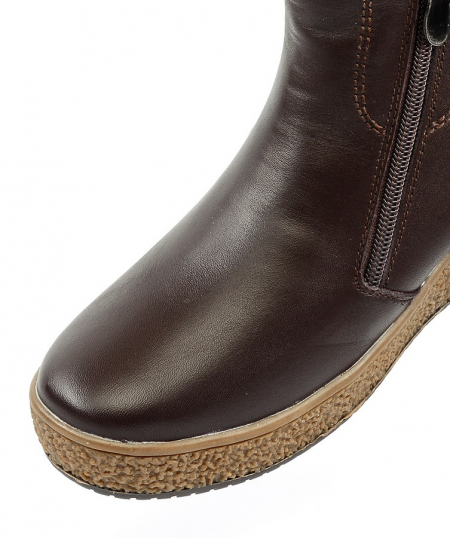 ЖЕНСКИЕ БОТИНКИ НАТУРАЛЬНАЯ КОЖА НАТУРАЛЬНЫЙ МЕХ GUGU ГЕРМАНИЯ