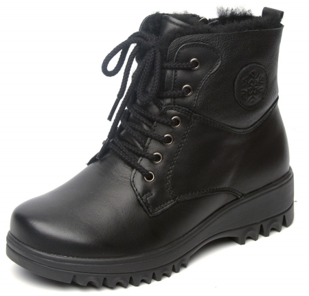 ЖЕНСКИЕ БОТИНКИ НАТУРАЛЬНАЯ КОЖА+ДУБЛЕНКА НАТУРАЛЬНЫЙ МЕХ GUGU ГЕРМАНИЯ