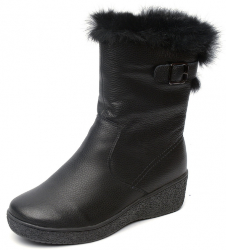 ЖЕНСКИЕ САПОГИ НАТУРАЛЬНАЯ КОЖА НАТУРАЛЬНЫЙ МЕХ GUGU ГЕРМАНИЯ