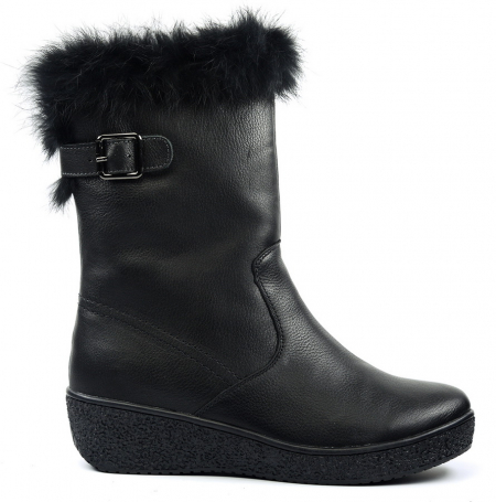 ЖЕНСКИЕ САПОГИ НАТУРАЛЬНАЯ КОЖА НАТУРАЛЬНЫЙ МЕХ GUGU ГЕРМАНИЯ