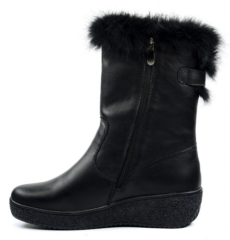 ЖЕНСКИЕ САПОГИ НАТУРАЛЬНАЯ КОЖА НАТУРАЛЬНЫЙ МЕХ GUGU ГЕРМАНИЯ