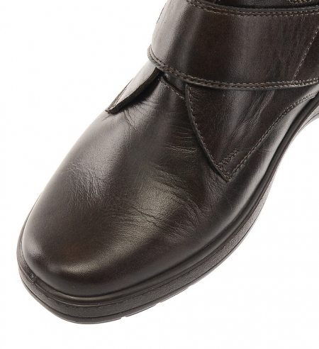 ЖЕНСКИЕ БОТИНКИ НАТУРАЛЬНАЯ КОЖА / БАЙКА РОСВЕСТ РОССИЯ