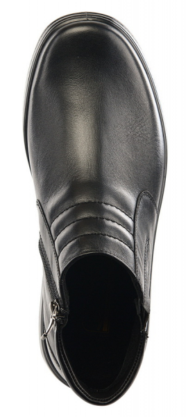 МУЖСКИЕ БОТИНКИ НАТУРАЛЬНАЯ КОЖА / БАЙКА РОСВЕСТ РОССИЯ