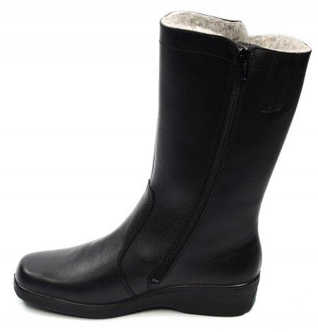 ЖЕНСКИЕ САПОГИ НАТУРАЛЬНАЯ КОЖА / ШЕРСТЬ ОТИКО БЕЛАРУСЬ